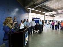 Metr entrega obras de acessibilidade da Estao 114 Sul