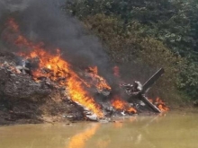 Helic�ptero cai em Esp�rito Santo do Dourado e deixa ao menos 2 mortos