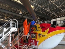 Linha com cerol tira do ar aeronave dos bombeiros