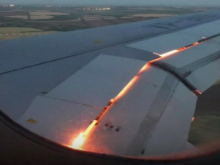 Voo da seleo Saudita sofre pane e pega fogo em viagem