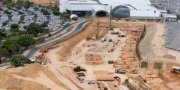 Obra inacabada para a Copa do Mundo de 2014  retomada no aeroporto