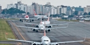 Aeroporto congestionado